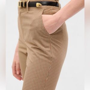 Plaid Slim Fit Pants size 12 from Gap. Cute, never worn, Brown/tan/white/yellow